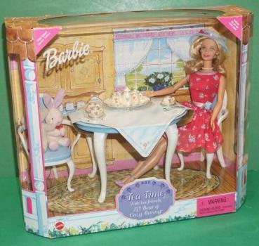 Mattel - Barbie - Tea Time with Her Friends Li'l Bear & Cosy Bunny - Doll